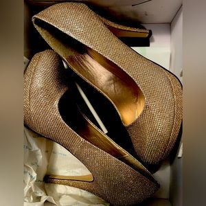 Gold heels
